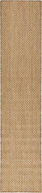 Nourison Home Courtyard Jute 2'2" x 8' Area Rug - Easy Clean, Non Shedding, Bed Room, Living Room, Dining Room, Kitchen (8' Runner)