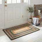 SAFAVIEH Washable Rug Outdoor Braided Collection - 2' x 3', Multi, Handmade & Reversible, Non-Shedding & Easy to Clean, Ideal for Entryway, Patio, Kitchen, Mudroom, Front Door (BRD308A)