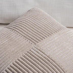 Fancy Homi 2 Packs Neutral Taupe Lumbar Decorative Throw Pillow Covers 16x26 Inch for Living Room Couch Bed Sofa, Farmhouse Home Decor, Soft Striped Corduroy Rectangle Accent Cushion Case 65x40 cm