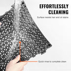 VEVOR Modular Interlocking Cushion, 12 Pack 12" x 12" Splicing Drainage Mats, Soft PVC Interlocking Drainage Floor Tiles, Non-Slip Drainage Holes for Restroom, Bathroom, Kitchen, Pool, Wet Areas, Blac