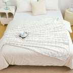 Aganear Blanket King Size - Lightweight Portable Fuzzy Cozy Soft Blankets for Couch, Sofa, Bed, Breathable and Skin-Friendly for All Season Accessories(108"x90", White)