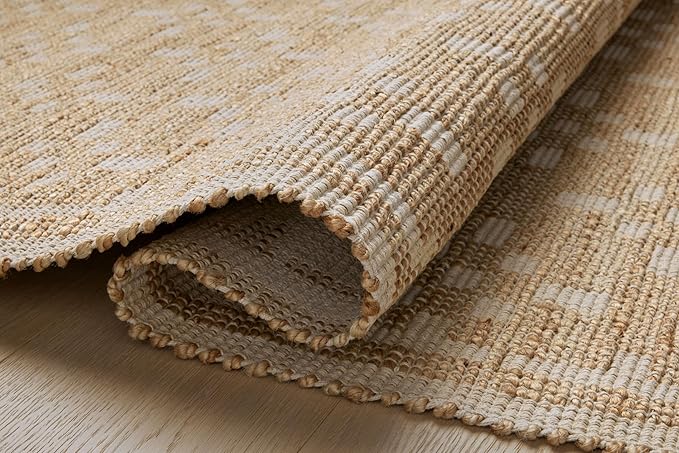 Loloi Chris Loves Julia Judy Collection JUD-07 Natural/Ivory 9'-3" x 13' Area Rug