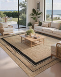 LUMI 6x9 Jute Area Rug for Living Room, Natural Handwoven Rugs Non Slip, Farmhouse Braided Carpets No Shedding for High Traffic, Dining Room, Indoor, Outdoor, Patio