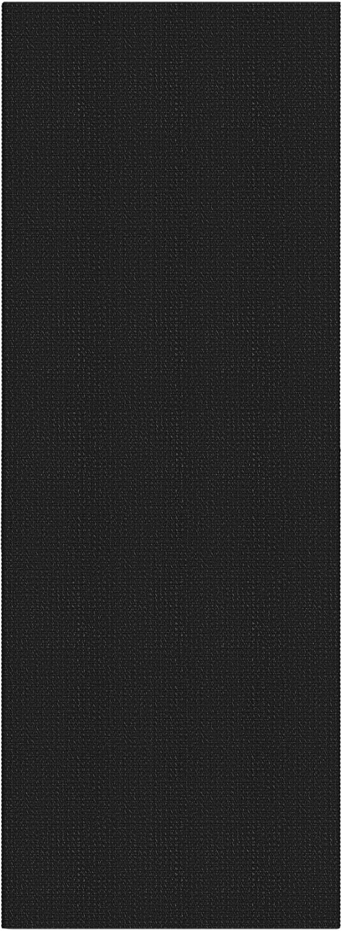 EARTHALL Woven Runner Rug 3x10 Ft Washable Runners for Hallways Long Non Slip Rubber Backed Kitchen Runner Braided Indoor Floor Carpet Runners for Entryway, Hallway, Kitchen, Black/Grey