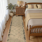 2x8 Jute Runner Rug for Hallway: Farmhouse Washable Kitchen Rug Non Slip Outdoor Indoor Rug for Bedroom Porch Laundry Bathroom - Modern Brown