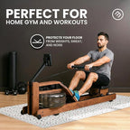 bemaxx Gym Mats Set - 18 pcs EVA Interlocking Foam Floor Tiles (12.6"x12.6"x0.4") 18sqft Protective Gym Flooring Sports Home Workout Exercise Mats Puzzle Garage Fitness Play-Room Pool Treadmill Bike
