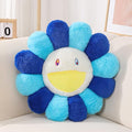 FIONOUT Flower Pillow, Flower Shaped Throw Pillow, Flower Face Floor Cushions Floor Pillow, Colorful Sunflower Plush Pillow, Cute Room Decor Decorative Pillows for Sofa Bedroom Car (60CM/23.6in)