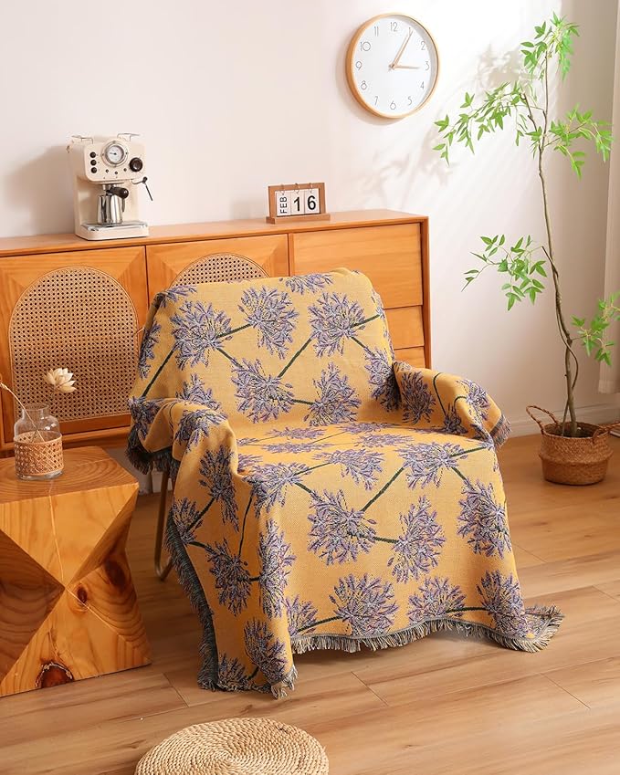 Erke Chair Recliner Cover Boho Throw Blanket Hippie Living Room Decor Wall Hanging Tapestry Outdoor Picnic Camping Rug Mattress Beach Towel Sofa Furniture Slipcover Bohemian 50”x70” The Agapanthus