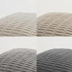 Fancy Homi Set of 4 Grey and White Lumbar Rectangle Decorative Throw Pillow Covers 14x24 Inch for Couch Bed Chair, Farmhouse Boho Room Decor, Soft Fuzzy Thick Corduroy Textured Cushion Case 35x60cm