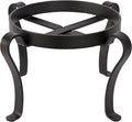 Achla Designs Patio Flower Pot Plant Stand, 8-in H Black