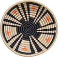 African Basket Rwanda - 8 Inches Diameter - Sisal, Sweetgrass Basket - Handmade From Africa, SRB107