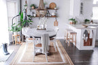 Unique Loom Braided Jute Collection Classic Quality Made Natural Hand Woven with Coastal Design Area Rug (9' 0 x 12' 0 Rectangular, Natural/ Ivory)