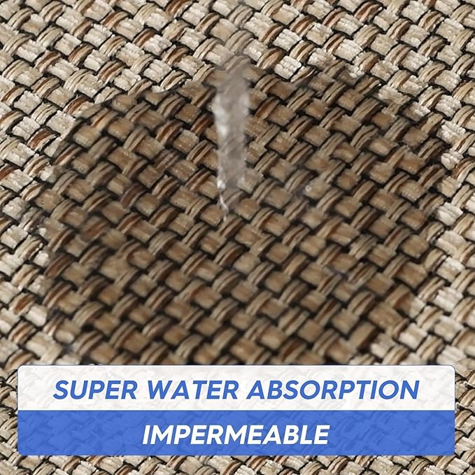 Artoid Mode Washable Non-Skid Kitchen Rugs and Mats Set of 2, Rubber Backing Absorbent Kitchen Mats for Floor Front of Sink Hallway - 17x29 and 17x60 Inch