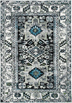SAFAVIEH Area Rug 8x10 - Vintage Hamadan Collection - Large - Dark Grey & Ivory, Traditional Persian Design, Non-Shedding & Easy Cleaning, Ideal for Living Room, Bedroom, Dining Space (VTH211H)