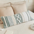 Decorative Boho Lumbar Pillow Cover 14x36 – Beautiful Throw Pillow with Soft Texture for Bed, Couch Decor or as Body Cushion – A Stylish Addition to Your Bedroom