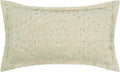 Better Trends Rio Collection is Super Soft and Light Weight in Floral Design 100% Cotton Tufted Unique Luxurious Machine Washable Tumble Dry, King Sham, Ivory