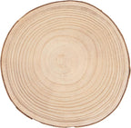Creative Co-Op Large Paulownia Wood Pedestal with Metal Legs