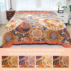 Boho Throw Blanket for Bed - 100% Pure Cotton Ultra Soft Rustic Quilt - Farmhouse Decor Bed Blankets, All Season Rustic Throw for Sofa Couch Chair(60"×80")