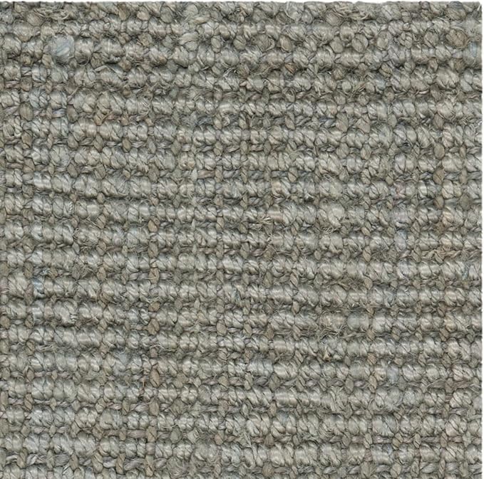 SAFAVIEH Natural Fiber Collection Accent Rug - 2'3" x 4', Green & Grey, Handmade Farmhouse Jute, Ideal for High Traffic Areas in Entryway, Living Room, Bedroom (NF730B)