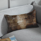 Britimes Throw Pillow Covers Modern Home Art Decor, 12 x 20 Inches Set of 2 Abstract Oil Painting Pillowcases for Bedroom, Living Room, Cushion Couch Sofa, Brown Grey Beige