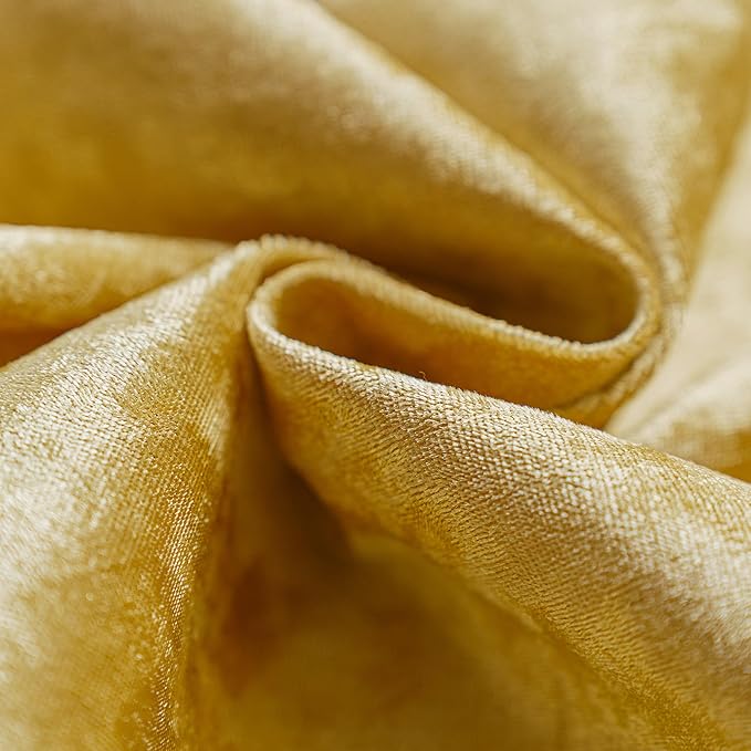 NiNi ALL Decorative Throw Pillow Covers Velvet 26x26 Inch Pack of 2 Gold Cushion Covers Soft for Couch Sofa Bedroom Living Room Outdoor