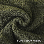 FUTEI Olive Green Throw Pillow Covers 20x20 Inch Set of 2,Furry Faux Fur Teddy Boucle Textured Cushion Covers,Soft Fluffy Decorative Pillow Case,Home Decor for Couch Bed Living Room Office Car