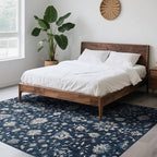 Washable Rugs 8x10 Area Rugs for Living Room,Bedroom,Dining Room- Soft Low Pile Stain-Resistant Carpet with Non-Slip Rubber Backing,Vintage Large Area Rug for Nursery Home Office Decor
