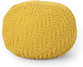 Christopher Knight Home Pouf, Yellow