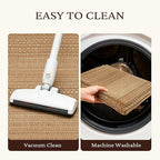 Kitchen Mats for Floor, 20"x30"+20"x59" Kitchen Rugs, Machine Washable Mats Boho Style, Absorbent Runner Rugs for Kitchen, Non-Slip, Durable, Easy Clean, Everyday Use