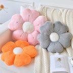 Flower Pillow, Flower Shaped Pillow Decorative Throw Pillows for Bed Couch, Cute Daisy Pillow Dorm Decor Floor Seating Cushion (Pink, 15 Inches)