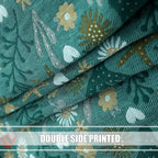 Boho Throw Blanket for Bed 100% Cotton Ultra Soft Rustic Quilt Spring Blanket Floral Farmhouse Decor Bed Blankets,60"x80" All Season Rustic Throw for Sofa Couch Chair