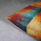 Emvency Set of 4 Throw Pillow Covers Vintage Abstract Blue and Orange Messy Rust Painting Decorative Pillow Cases Home Decor Standard Square 22x22 Inches Pillowcases