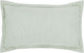 Better Trends Jullian Collection is Super Soft and Light Weight in Bold Stripes Design 100% Cotton Tufted Unique Luxurious Machine Washable Tumble Dry, King Sham, Sage