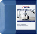 FEATOL Anti Fatigue Mat for Standing, 9/10 Extra Thick Ergonomic Standing Desk Mat, Comfort & Durable Memory Foam Standing Mat at Home,Office All Day (20" x 39", Blue, 1PC)