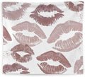 WNAGT Trendy Black and White Kiss Lips Tapestry Wall Hanging, Funky Makeup Wall Decor, Fashion Aesthetic Wall Blanket Decor for Girls Room College Dorm Makeup Room Beauty Room, 50x60 Inch