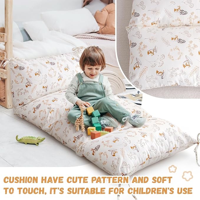 Cushion for Climbing Arch, Rocker Pillow for Toddlers Arch Climber, Floor Lounger Seats Pillow and Cover, Floor Pillow Toddler Nap Mat, Bed Floor Pillow for Kids Boys Girl Gift (Cushion for Rocker)