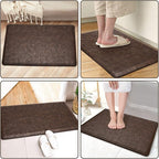 KMAT Kitchen Mat Cushioned Anti-Fatigue Floor Mat Waterproof Non-Slip Standing Mat Ergonomic Comfort Floor Mat Rug for Home,Office,Sink,Laundry,Desk 30"(L) x 20"(W),Brown
