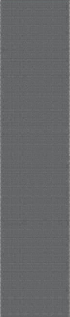 EARTHALL Woven Runner Rug 2.6x12 Ft Washable Runners for Hallways Extra Long Cotton Non Slip Rubber Backed Kitchen Runner Braided Indoor Floor Carpet for Entryway, Hall, Kitchen, Dark Gray