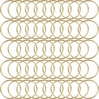 50Pcs Macrame Hoops Ring, BetterJonny 4 Inch Metal Craft Ring Gold Dream Catcher Rings Wreath Hoop Rings for Home Decorations DIY Crafts and Wall Hanging Crafts