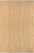 Superior Hand Woven Natural Fiber Reversible High Traffic Resistant Braided Jute Area Rug, 5' x 8'