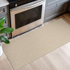 EARTHALL Washable Runner Rug 2x5 Ft Non Slip Runners for Hallways Cotton Rubber Backed Kitchen Runner Braided Indoor Floor Carpet Runners for Entryway, Hallway, Kitchen, Bedroom, Send/Beige