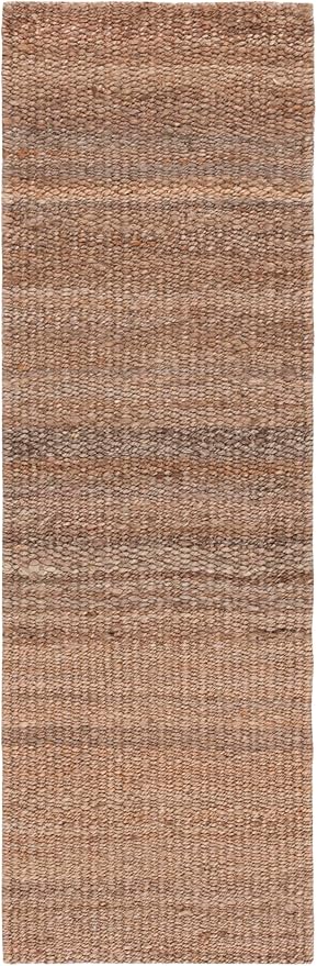 SAFAVIEH Natural Fiber Collection Runner Rug - 2'3" x 11', Natural, Handmade Farmhouse Jute, Ideal for High Traffic Areas in Living Room, Bedroom (NF732A)