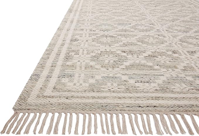 Loloi Angela Rose Rivers Collection RIV-02 Lagoon/Ivory 2'-3" x 3'-9" Reversible Accent Rug