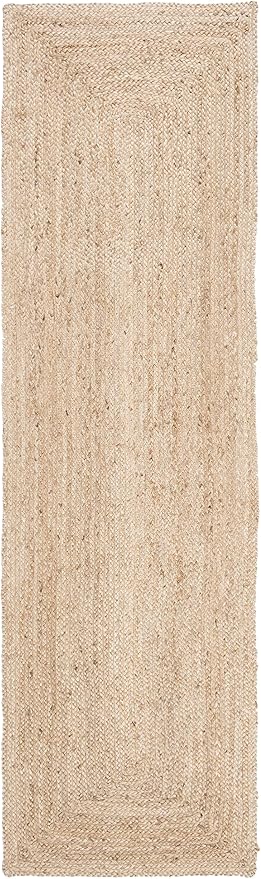 SAFAVIEH Cape Cod Collection Runner Rug - 2'3" x 11', Natural Brown, Handmade Braided Flat Weave Jute (CAP252A)