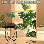 Plant Stand Indoor Outdoor, 15" Tall Flower Pot Stand, Round Metal Corner Plant Stand for Flower Pot, Rustproof Flower Plant Rack Holder for Home, Garden, Patio, Plant Lovers 1 Count