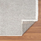 LUXE WEAVERS Solid Machine Woven Stone 4x6 Area Rug, Indoor Stain-Resistant Carpet