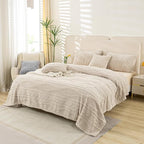 YUSOKI Twin XL Blanket Single Layer,Weight(3.1lb),370GMS-3D Stylish Design for Gift Home Decor (Linen,65"x90")