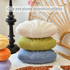 Green Seashell Throw Pillows, Shell Shaped Throw Pillows, 13 Inch Soft Home Decorative Pillow Plush Cushion for Bed Couch Living Sofa Room Decor Accent Throw Pillow