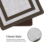 Mattitude Kitchen Mats Set of 2 Cushioned Rugs Anti-Fatigue Mats for Kitchen Floor,Waterproof Non-Slip Mats and Rugs Set for Office,Floor,Laundry 17.3"×29"+17.3"×59",Chocolate