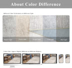 Washable 3x5 Kitchen Area Rug: Non-Slip Abstract Water-Resistant Entryway Doormat Soft Sink Fridge Bedroom Carpet Low Pile Stain-Resistant Bathroom Laundry Neutral Faded Floor Mat(3X5,Beige/Cream)
